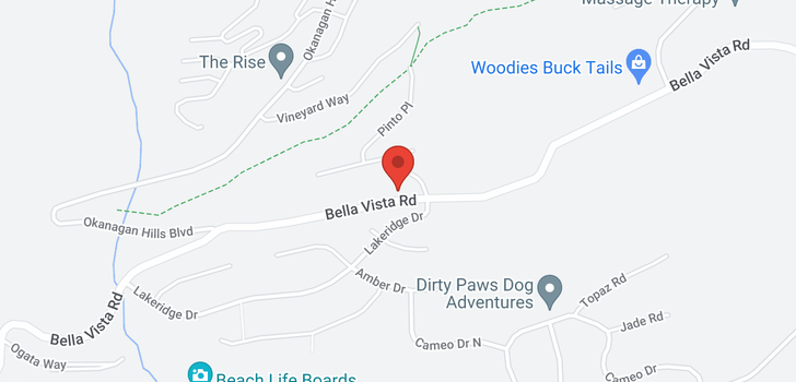 map of 7011 Bella Vista Road